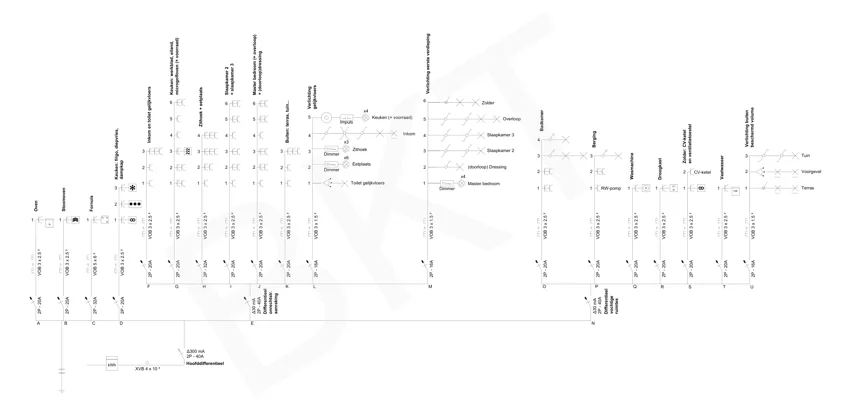 Electrical — Single-line diagram
