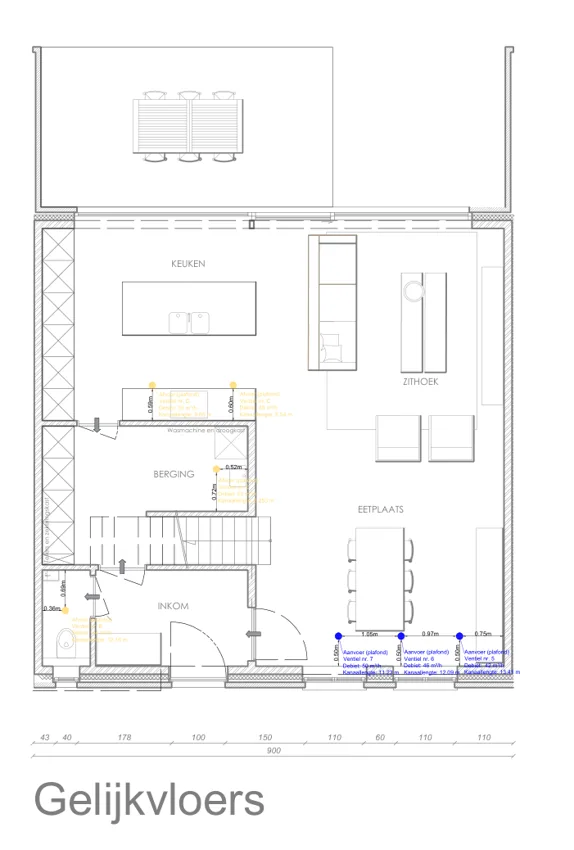 Ventilation — Ground floor